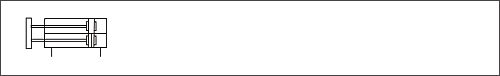 JIS Cylinder TR Series Dual rod style Symbol