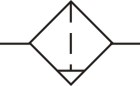 GPF Series Oil mist filter Symbol