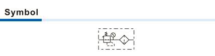 GPFR Series Precision Filter & Regulator Symbol