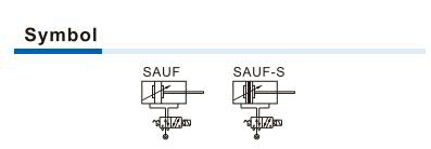 SAUF Series-With valve type Symbol