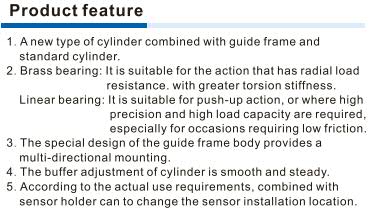 TSAI Series With guide frame Product Feature