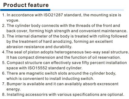 TACE Series Guided Cylinder Product Feature