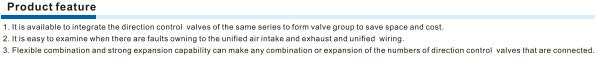 4V/5V-manifold Valve Product Feature