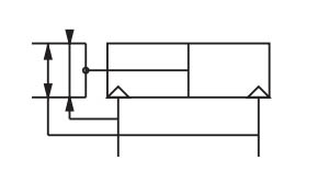 HFKP Series Parallel Gripper with dust-proof cover and roller bearing style Symbol