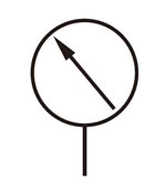 DPH Series digital display pressure sensor(Analog output) Symbol