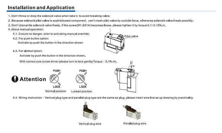 7V Series Solenoid Valve (5/2 way, 5/3 way) Installation and Usage