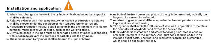 TACE Series Guided Cylinder Installation and Usage